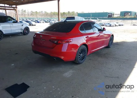 2021 Alfa Romeo Giulia Awd из США, поврежденный, VIN ZARFANAN0M7639593